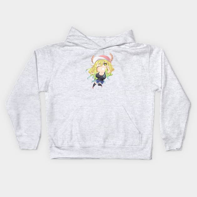 Miss Kobayashi's Dragon Maid - Lucoa Quetzalcoatl Kids Hoodie by Anime Access